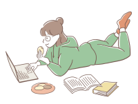 20代女性イラスト
